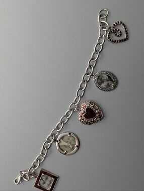 Vintage Liz Claiborne "Picture This" Charm Bracelet